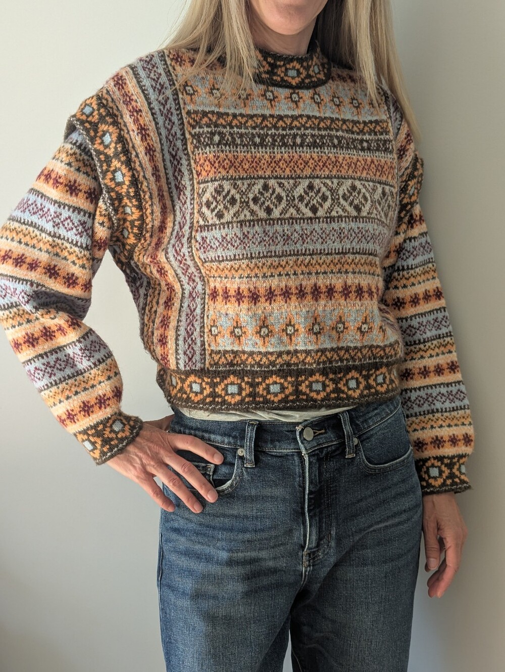 Mango Multicolor Fair Isle Sweater - Picture 2 of 5